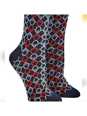 Hamsa Design Adult Crew Socks